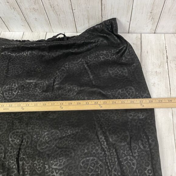 Rima One Size African Black & Gold 2 Piece Blouse & Skirt Set - Drawstring Waist - Picture 11 of 14